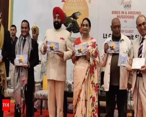 IAS officer Sanjay Kumar’s book on Mussoorie’s birdlife launched